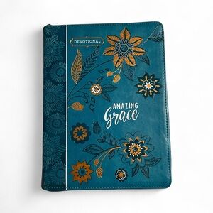 Teal and Gold Floral Tablet Cover